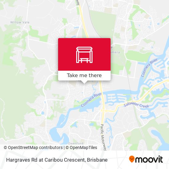 Hargraves Rd at Caribou Crescent map