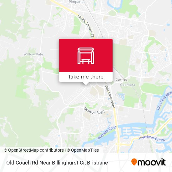 Old Coach Rd Near Billinghurst Cr map