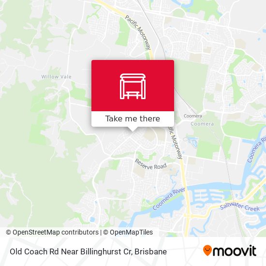 Old Coach Rd Near Billinghurst Cr map