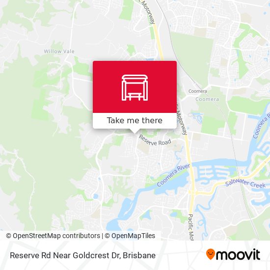 Reserve Rd Near Goldcrest Dr map