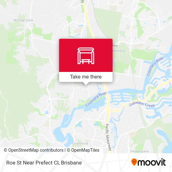 Mapa Roe St Near Prefect Cl