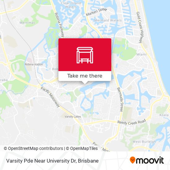 Varsity Pde Near University Dr map
