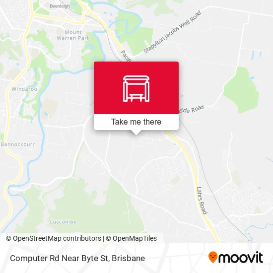 Computer Rd Near Byte St map