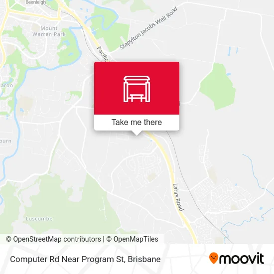 Mapa Computer Rd Near Program St