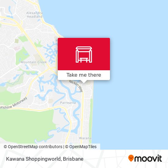 Kawana Shoppingworld map