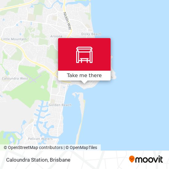 Caloundra Station map