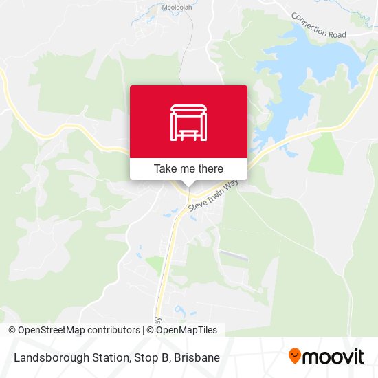 Landsborough Station, Stop B map