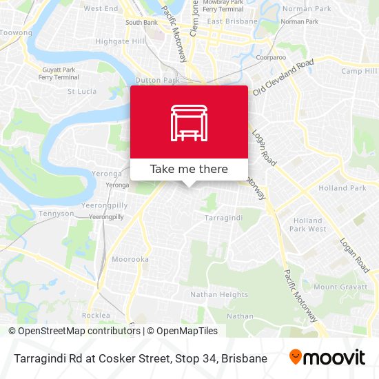 Tarragindi Rd at Cosker Street, Stop 34 map