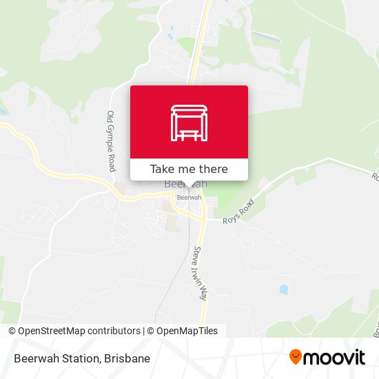 Beerwah Station map