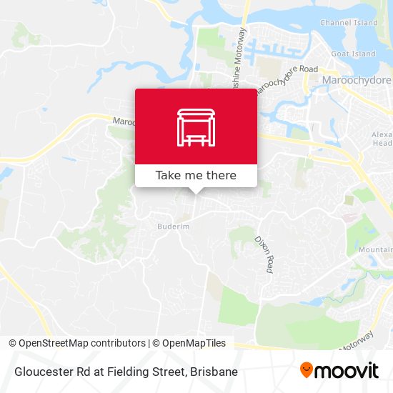 Gloucester Rd at Fielding Street map