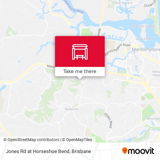 Jones Rd at Horseshoe Bend map
