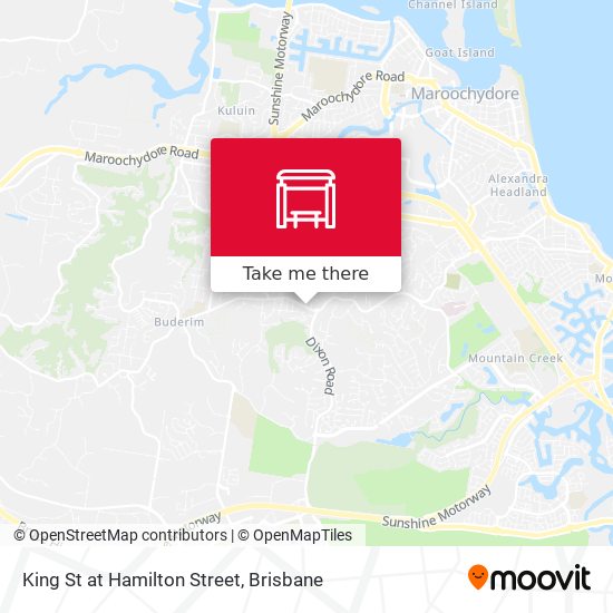 King St at Hamilton Street map