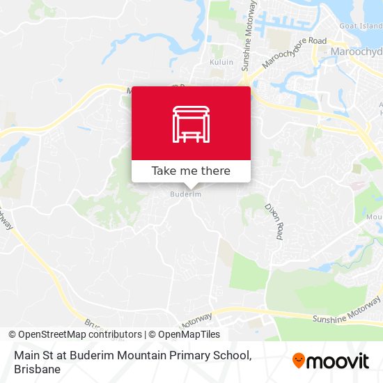 Main St at Buderim Mountain Primary School map