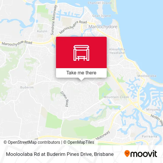 Mooloolaba Rd at Buderim Pines Drive map
