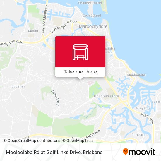 Mooloolaba Rd at Golf Links Drive map