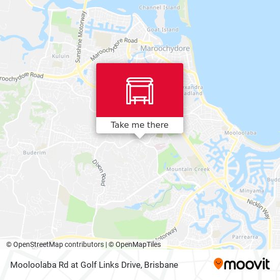 Mooloolaba Rd at Golf Links Drive map