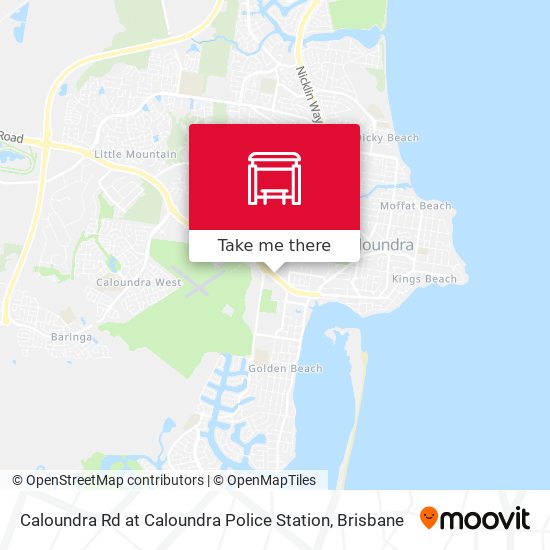 Caloundra Rd at Caloundra Police Station map