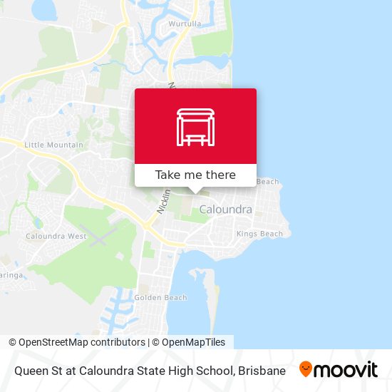 Queen St at Caloundra State High School map