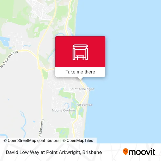 David Low Way at Point Arkwright map
