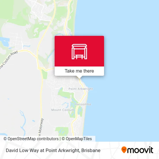 Mapa David Low Way at Point Arkwright