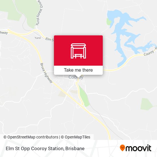 Elm St Opp Cooroy Station map