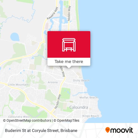 Buderim St at Coryule Street map