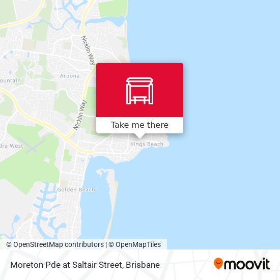 Moreton Pde at Saltair Street map