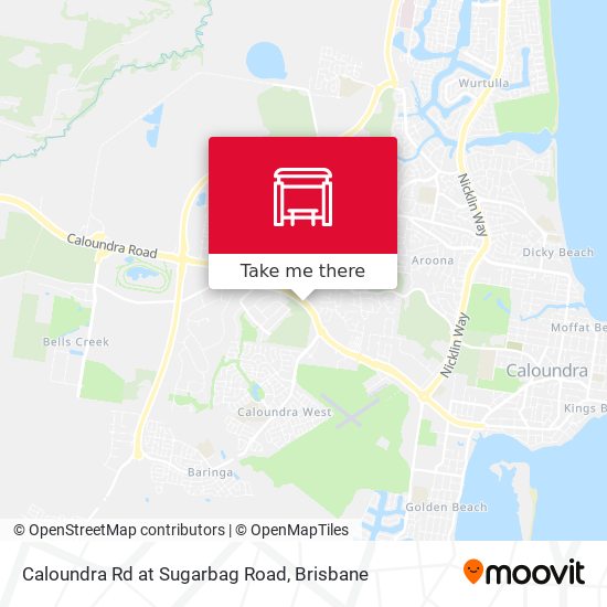Caloundra Rd at Sugarbag Road map