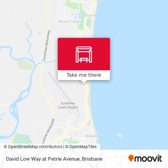 David Low Way at Petrie Avenue map