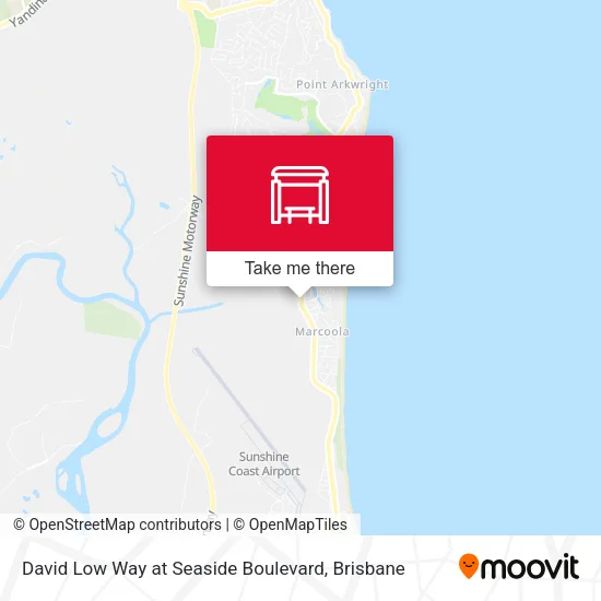 David Low Way at Seaside Boulevard map