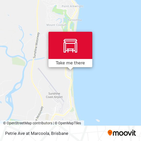 Petrie Ave at Marcoola map