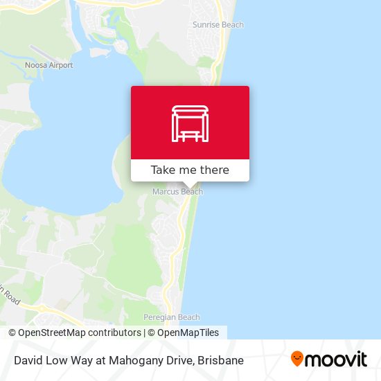 David Low Way at Mahogany Drive map