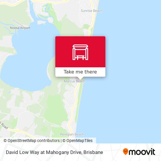 Mapa David Low Way at Mahogany Drive