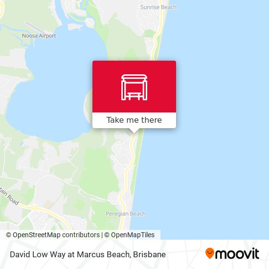 David Low Way at Marcus Beach map