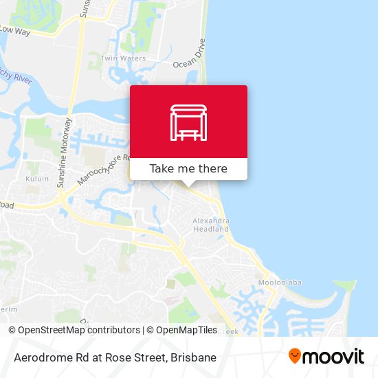 Aerodrome Rd at Rose Street map
