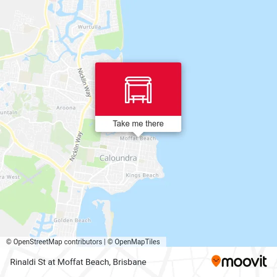 Mapa Rinaldi St at Moffat Beach