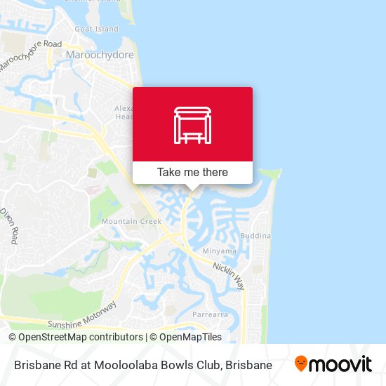Brisbane Rd at Mooloolaba Bowls Club map