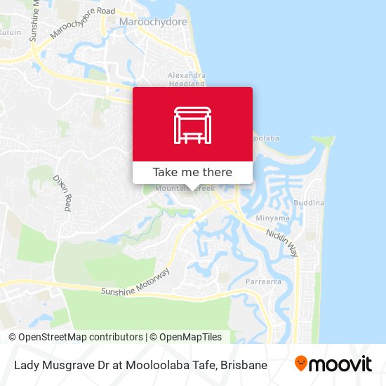 Lady Musgrave Dr at Mooloolaba Tafe map