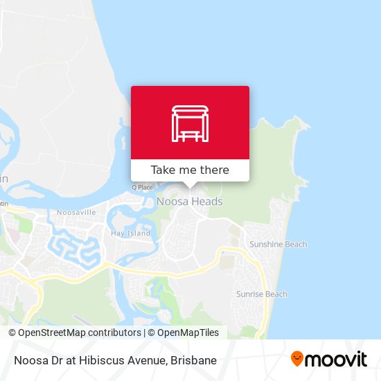 Noosa Dr at Hibiscus Avenue map