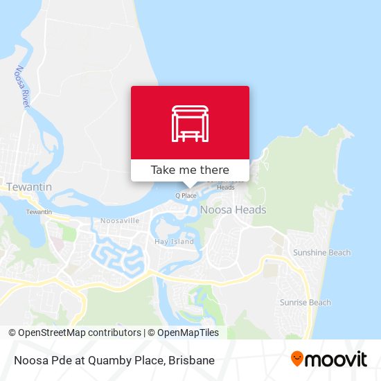 Noosa Pde at Quamby Place map