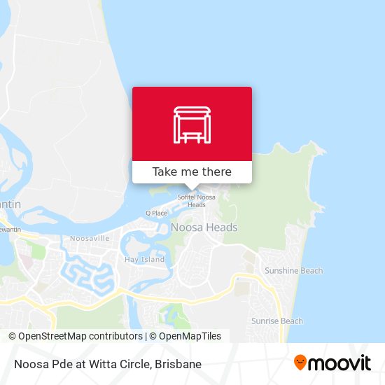 Noosa Pde at Witta Circle map