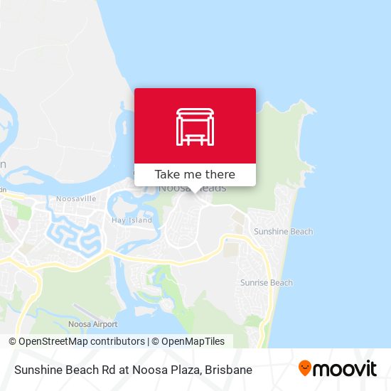 Sunshine Beach Rd at Noosa Plaza map