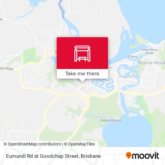 Eumundi Rd at Goodchap Street map