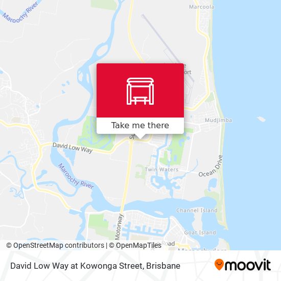 David Low Way at Kowonga Street map