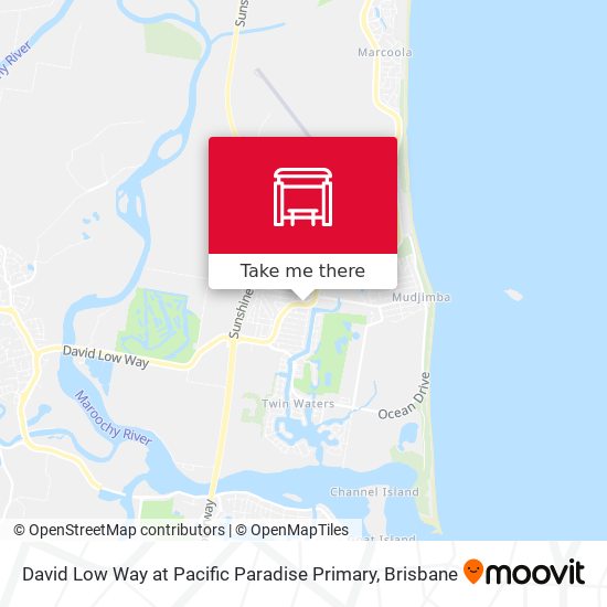 David Low Way at Pacific Paradise Primary map