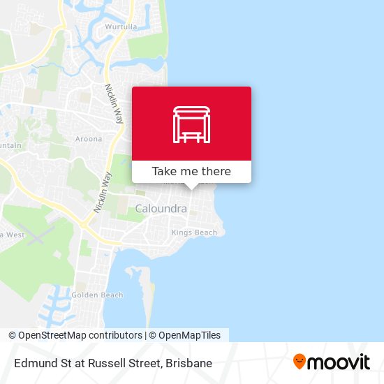 Edmund St at Russell Street map