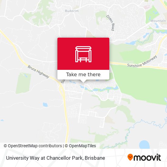 University Way at Chancellor Park map