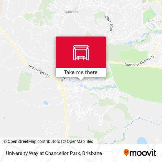 University Way at Chancellor Park map