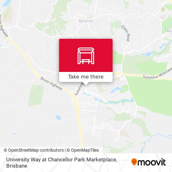 University Way at Chancellor Park Marketplace map
