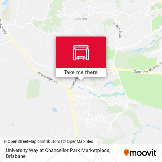 University Way at Chancellor Park Marketplace map